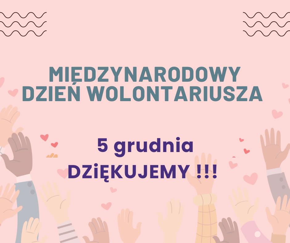 Kochani Wolontarisze ☀️ w Dniu Waszego Święta życzymy Wam wszystkiego najlepszego❤️ Aktywna rehabilitacja 1 - Start Poznań